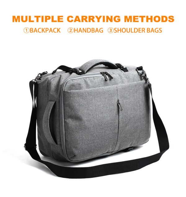 Backpack With Carry Handle And Shoulder Strap